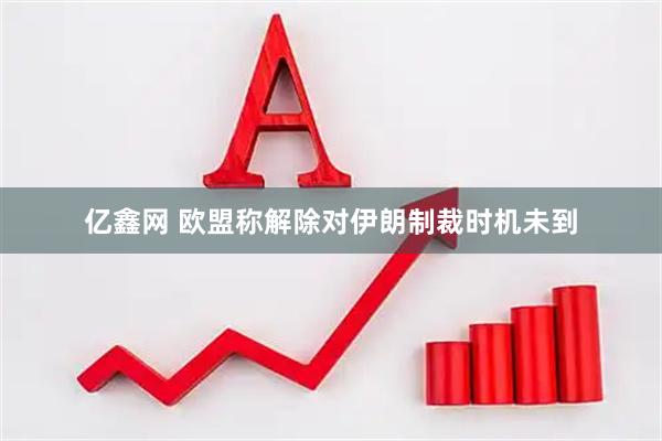 亿鑫网 欧盟称解除对伊朗制裁时机未到